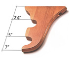 1 3/8 inch and 1 1/4 inch Double Wood Bracket